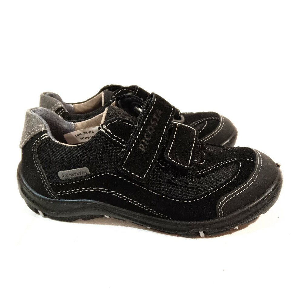 Ricosta Sneakers Boys Shoes Black Color Velcro New